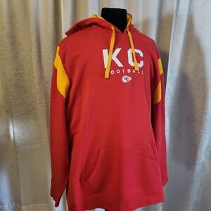 Fanatics Kansas City, Men's Call The Shots Pullover Hooded Sweater, 4XL, Red/Yel
